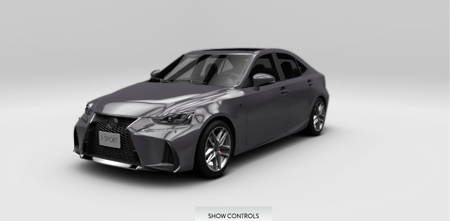 Lexus Hum3d Lexus 3D Car Configurator | Blend4Web