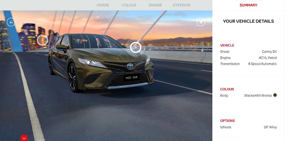 Toyota configurator usa