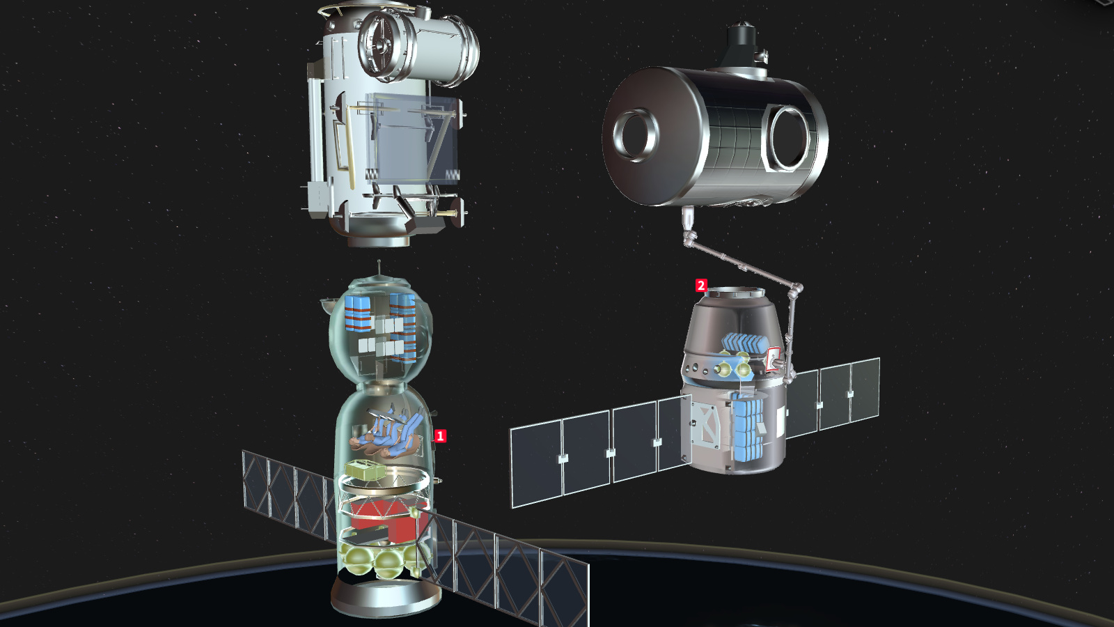 ISS 3D Infographics preview 