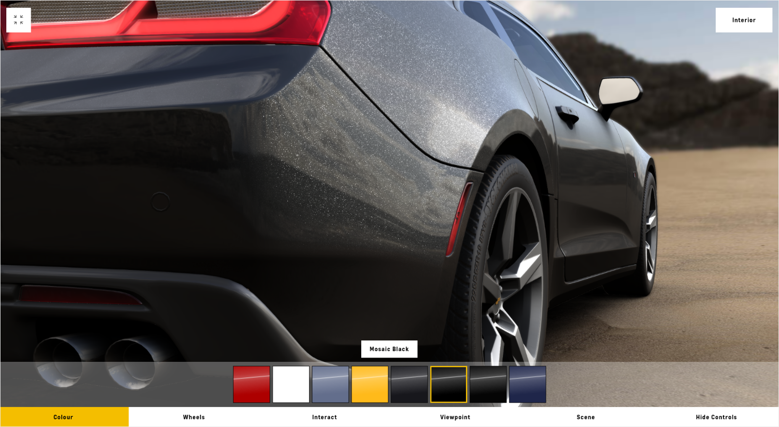 Chevrolet 3D Car Configurator preview 