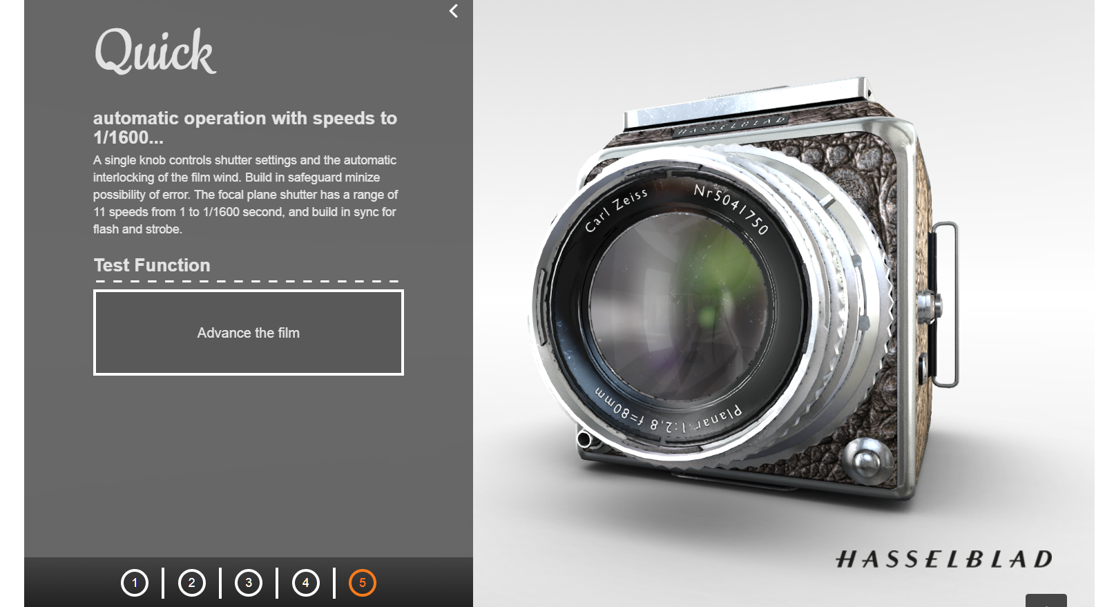 Hasselblad Camera 3D Presentation preview 