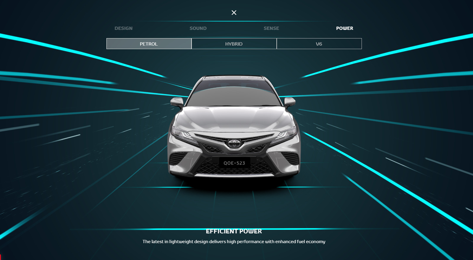 Toyota Camry 3D Configurator preview 