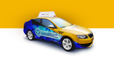 Blend4Web и Яндекс.Такси: Стрит-арт на борту