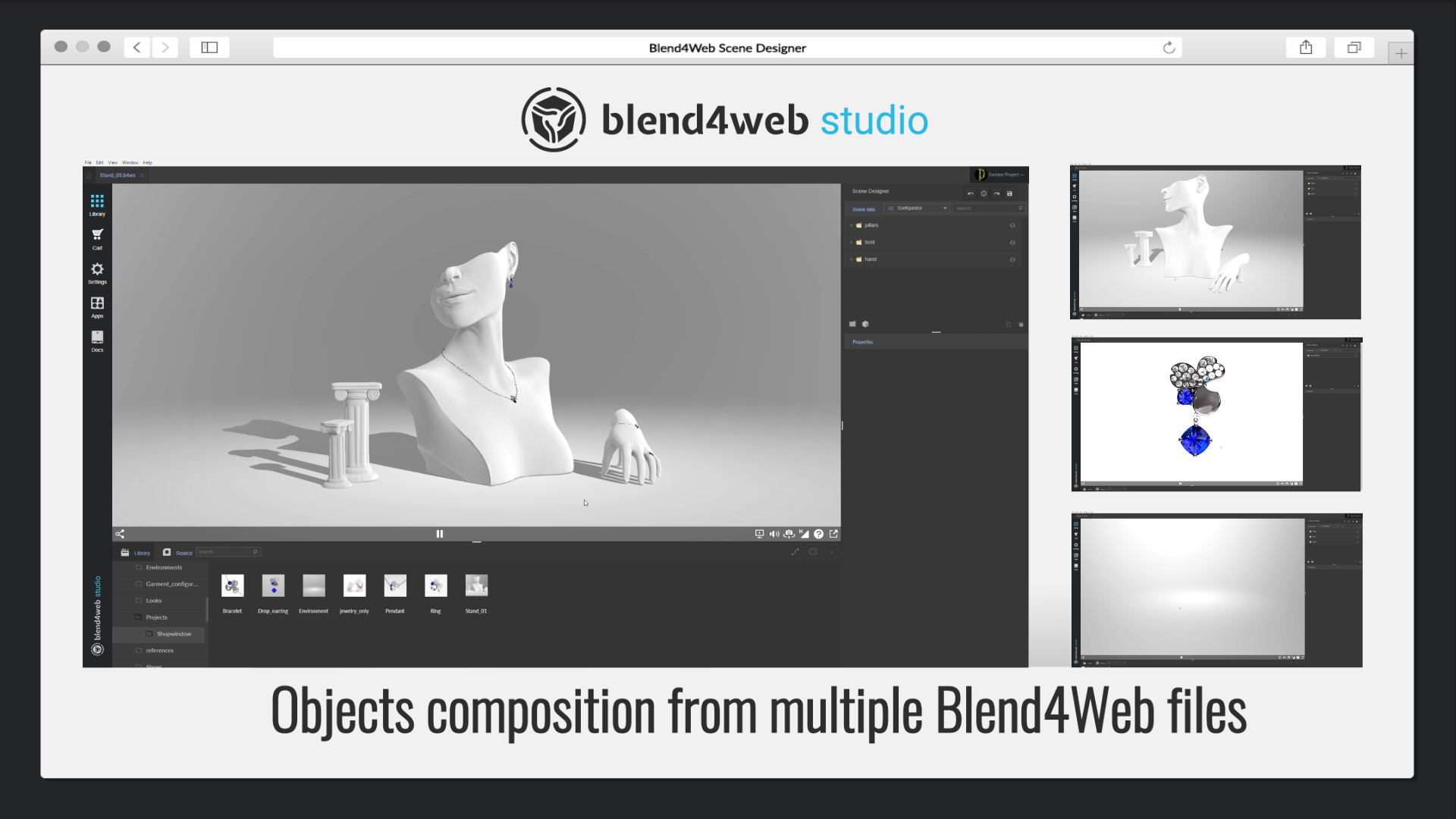 Scene compositing and multiple files import