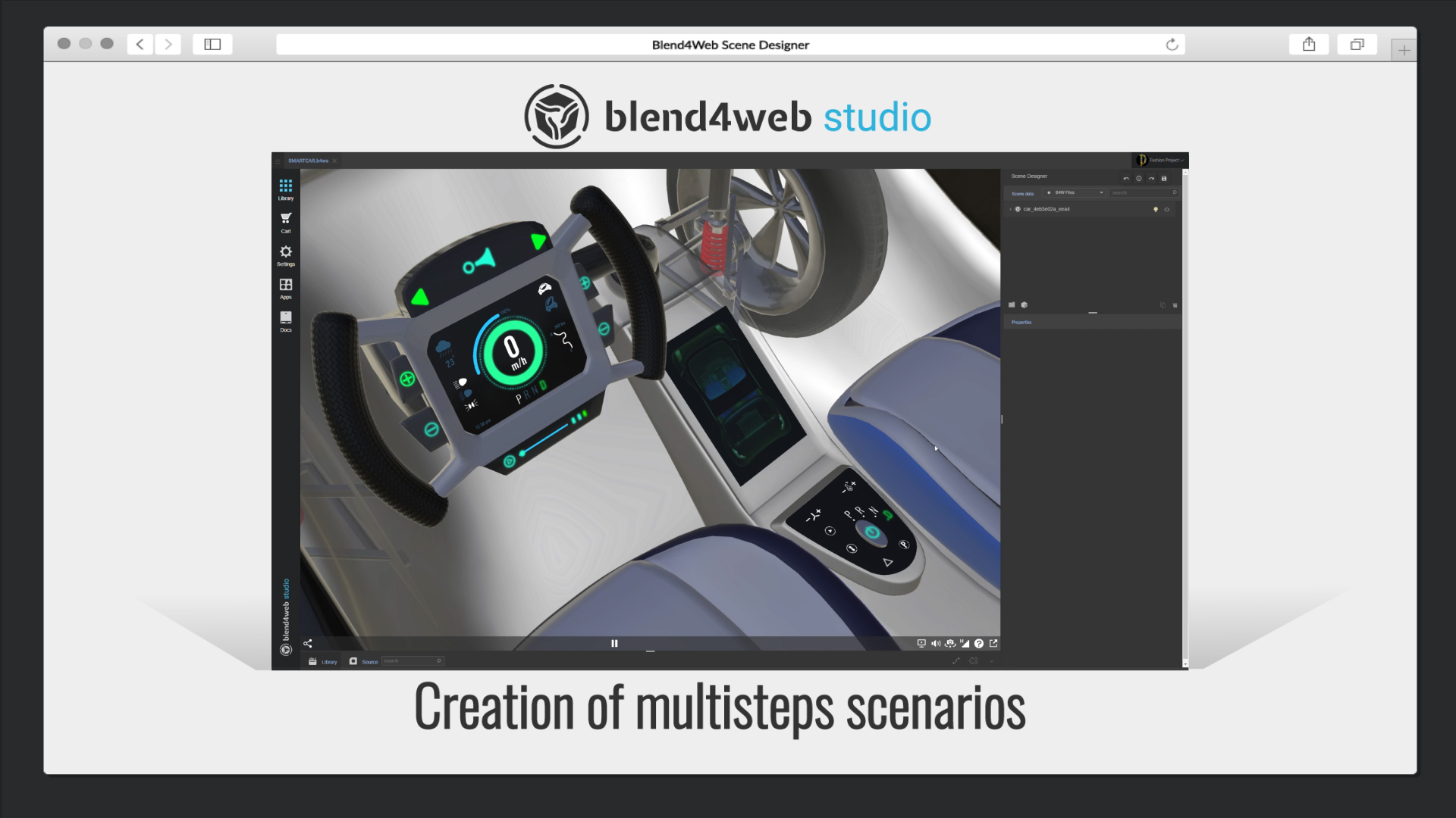 Creation of multistep scenarios